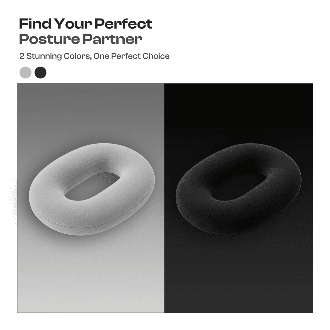 Donut Pillow | Donut Pillow for Tailbone Pain Relief | Piles Pillow for Sitting | Orthopedic Seat Cushion for Hemorrhoids & Back Support