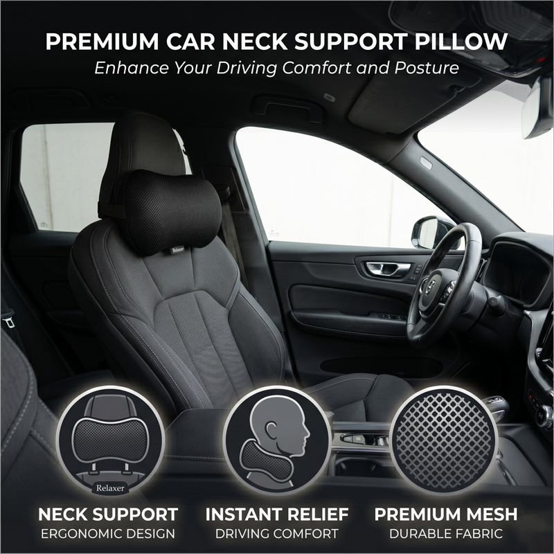 Ergonomic Design: Contoured to fit the natural curve of your neck, promoting better posture and reducing strain.