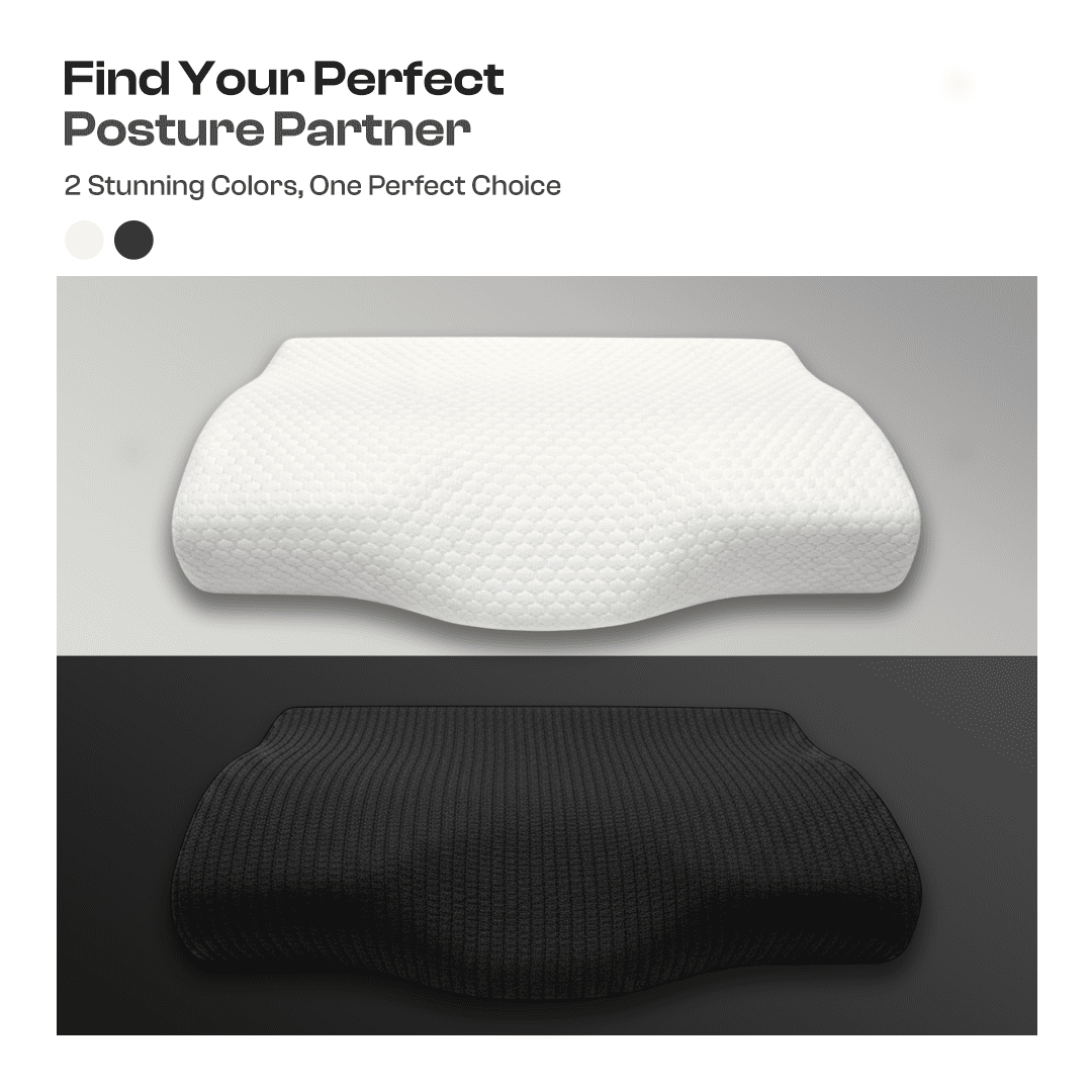 Contour Memory Foam Pillow | Big Neck Support Pillow | Deep Sleep & Spine Alignment Essential