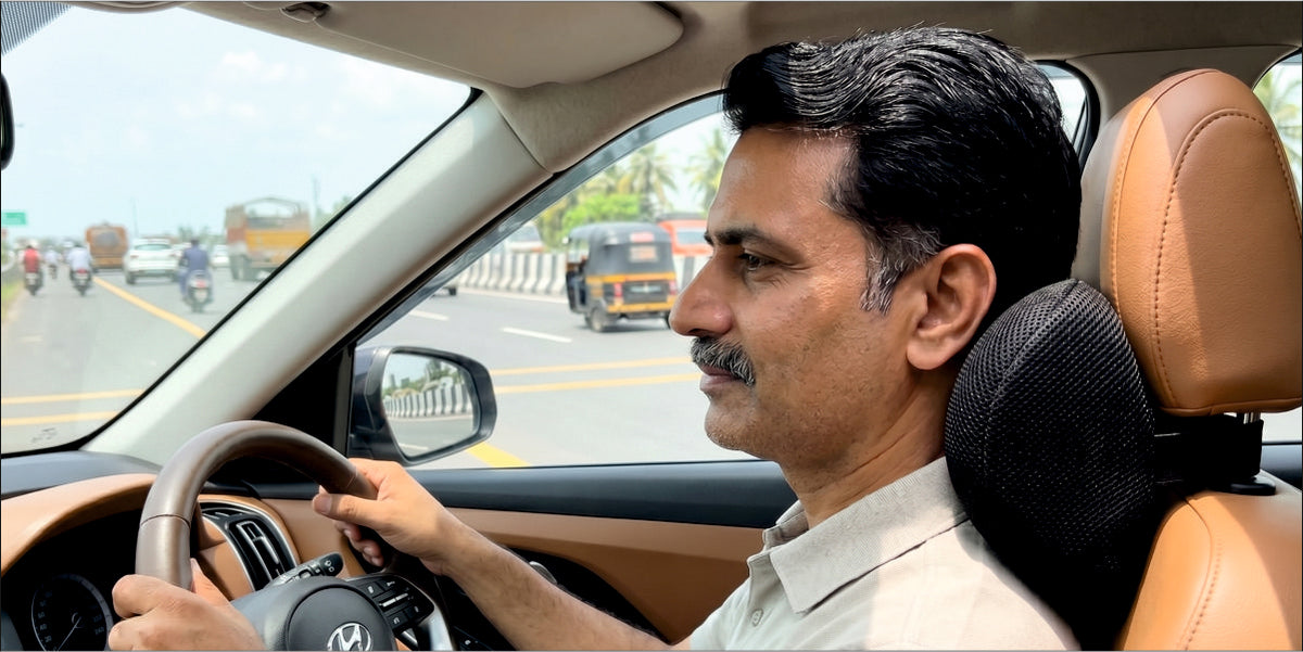 Car headrest pillow every Indian driver needs — Relaxer