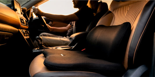Car seat coccyx cushion for tailbone pain on long drives — Relaxer