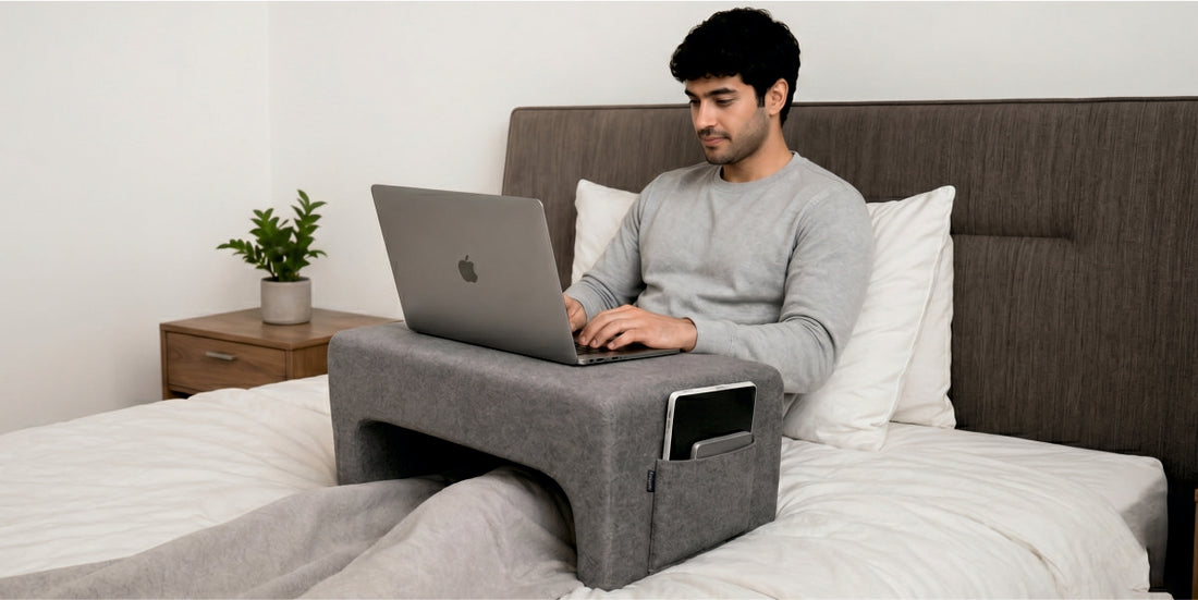 Lap desk for laptop WFH ergonomics — Relaxer