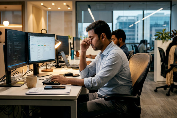 Why Sitting Too Much Causes Hip and Tailbone Pain (And the ₹999 Fix)