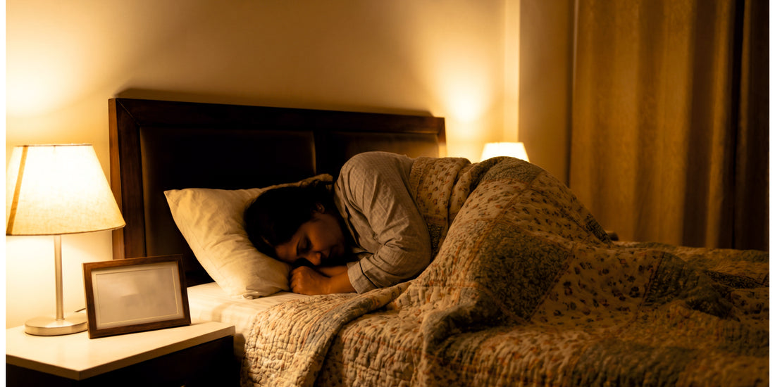 Sleep position causing back pain — Relaxer orthopedic pillow