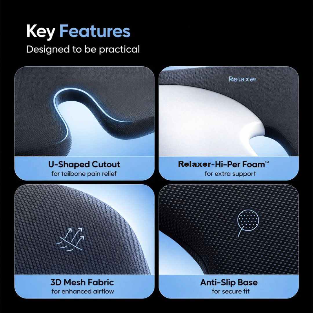 Relaxer Orthopedic Car Tailbone Support