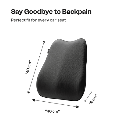 Relaxer Car Back Seat Rest | Lumbar Support Cushion | Ergonomic Driving Comfort
