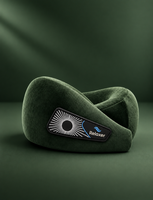 360° Adjustable Travel Neck Pillow with Chin Support Relaxer