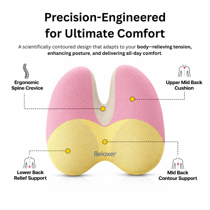 Ergonomic Synergy: While each piece is effective on its own, using them together provides 360-degree support for the entire back and lower body.