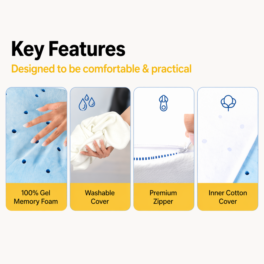 Relaxer Ultra Slim Orthopedic Pillow
