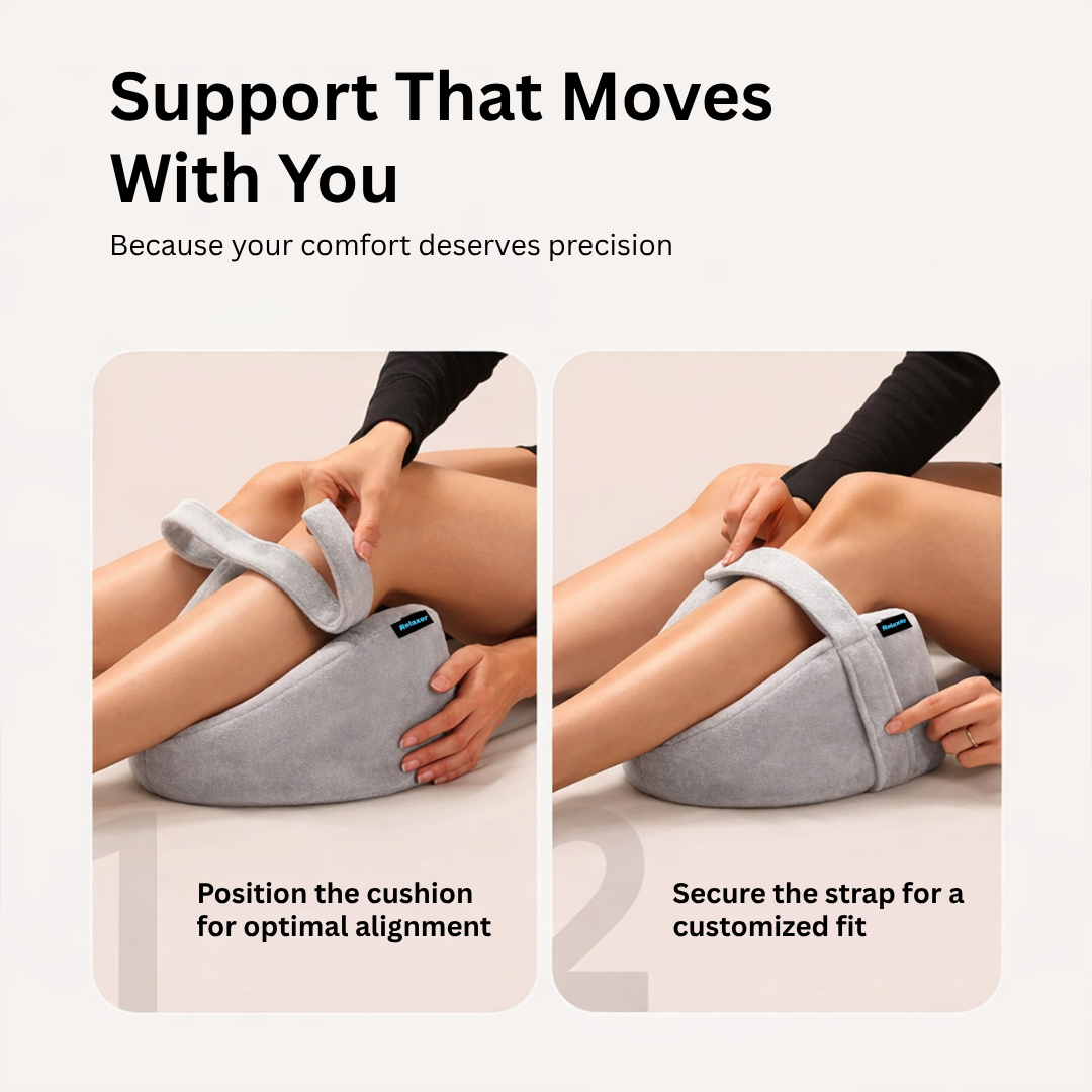 Relaxer Orthopedic Memory Foam Knee Pillow