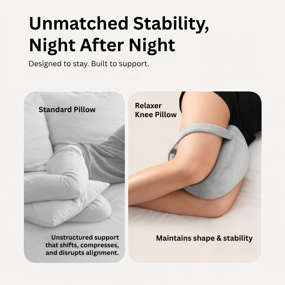 Orthopedic Memory Foam Knee Pillow for Pain Relief