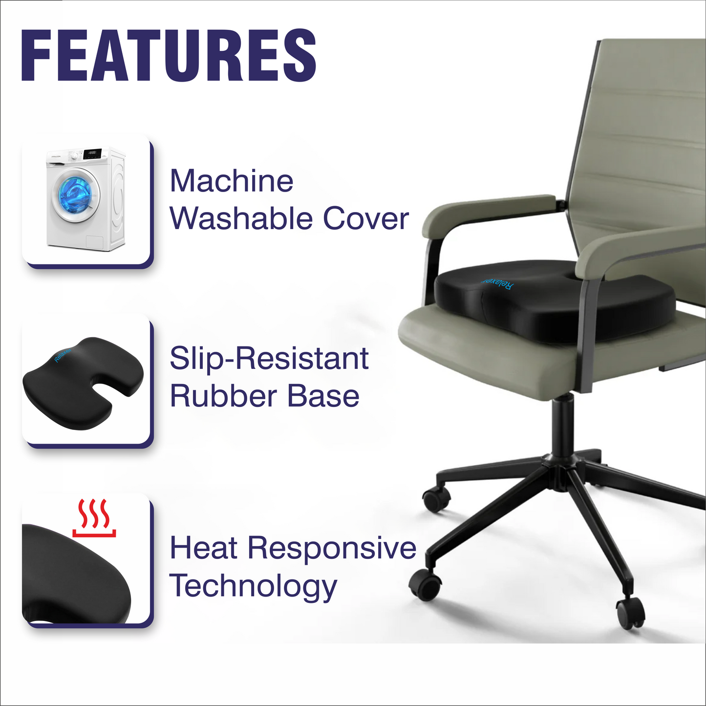 Relaxer Orthopedic Coccy x Cushion - Relaxer