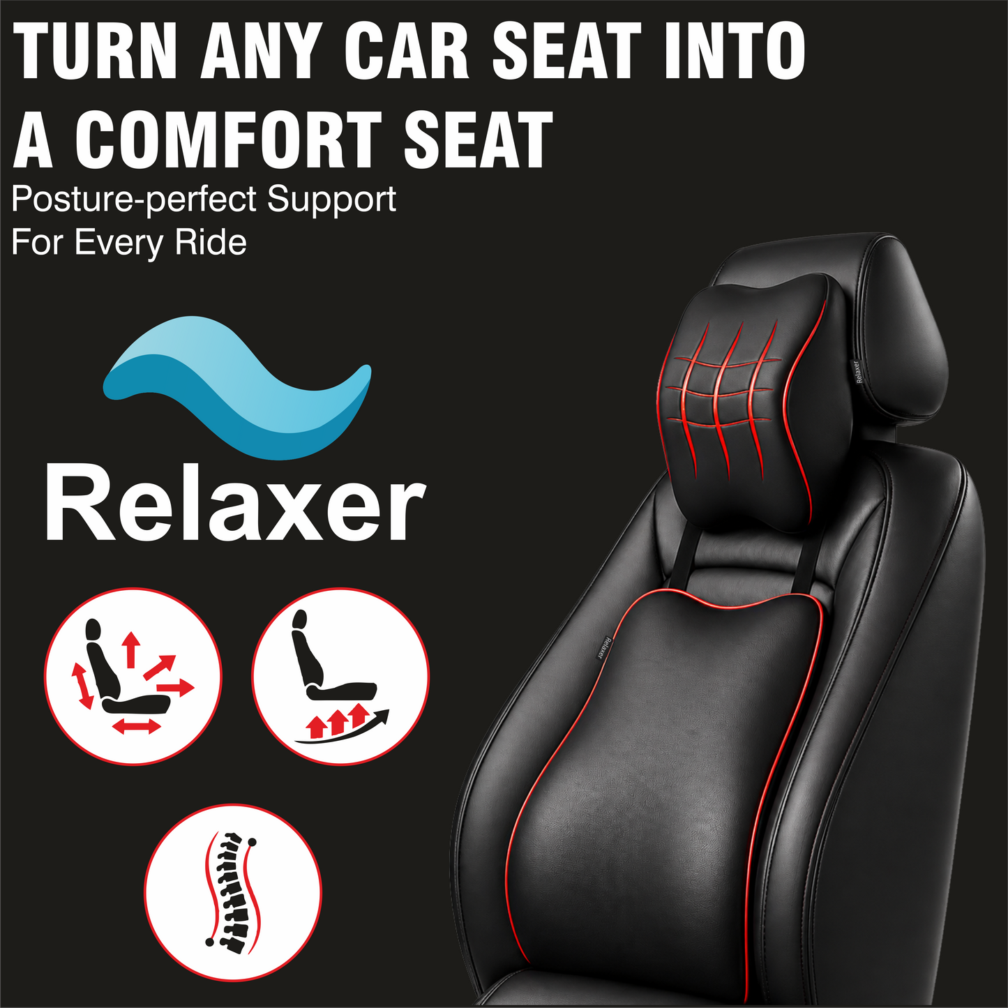 Relaxer Orthopedic Dual Car Set