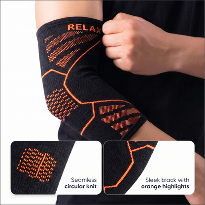 Relaxer orthopedic Elbow Brace Compression Sleeve Set