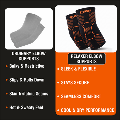 Relaxer orthopedic Elbow Brace Compression Sleeve Set