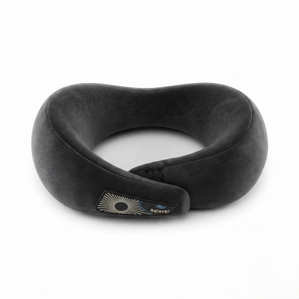 360° Adjustable Travel Neck Pillow with Chin Support