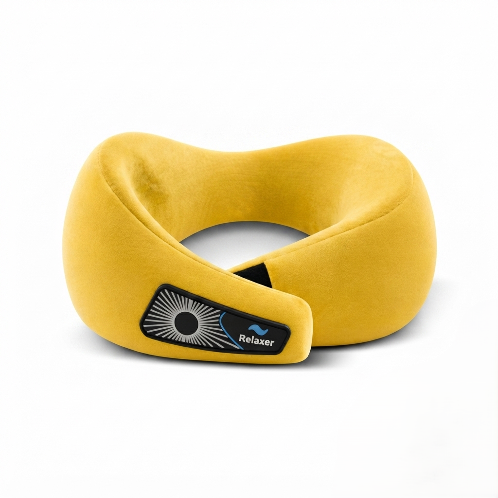 360° Adjustable Travel Neck Pillow with Chin Support