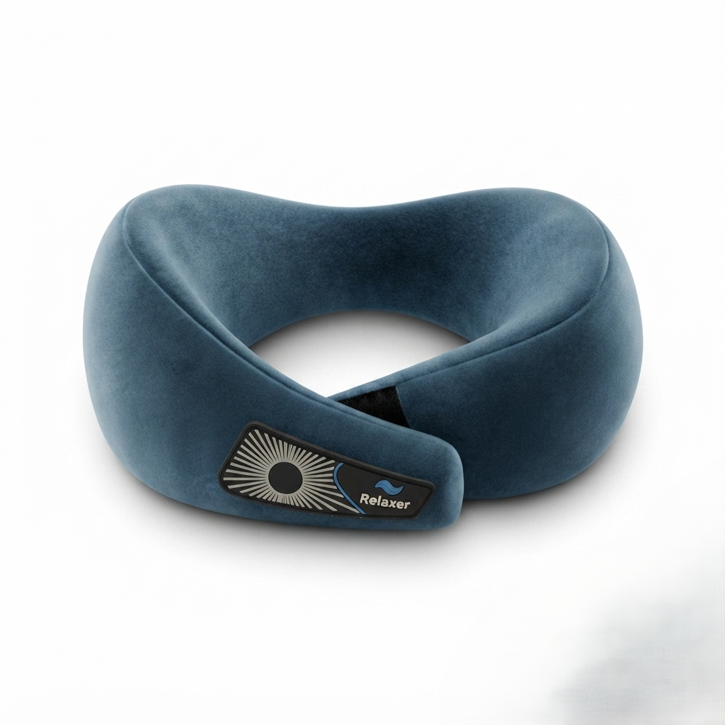 360° Adjustable Travel Neck Pillow with Chin Support
