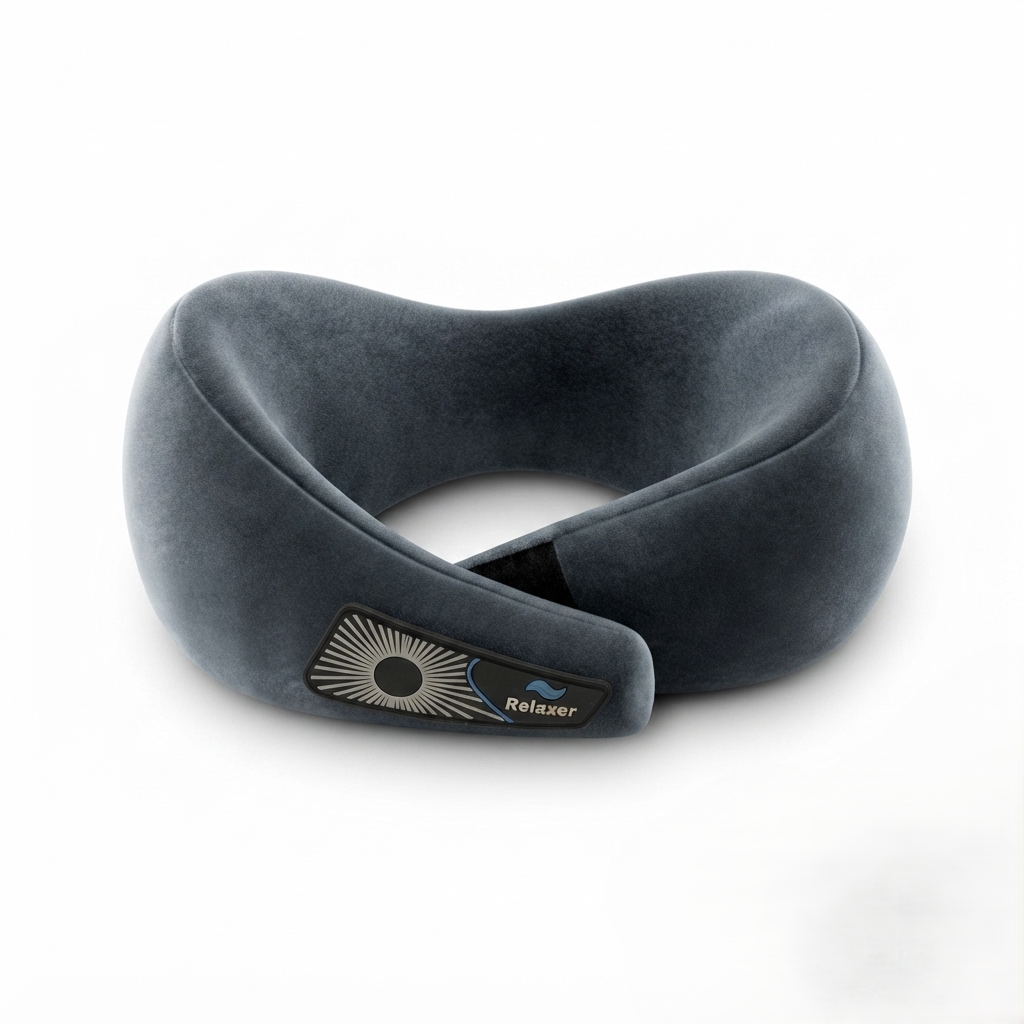 360° Adjustable Travel Neck Pillow with Chin Support