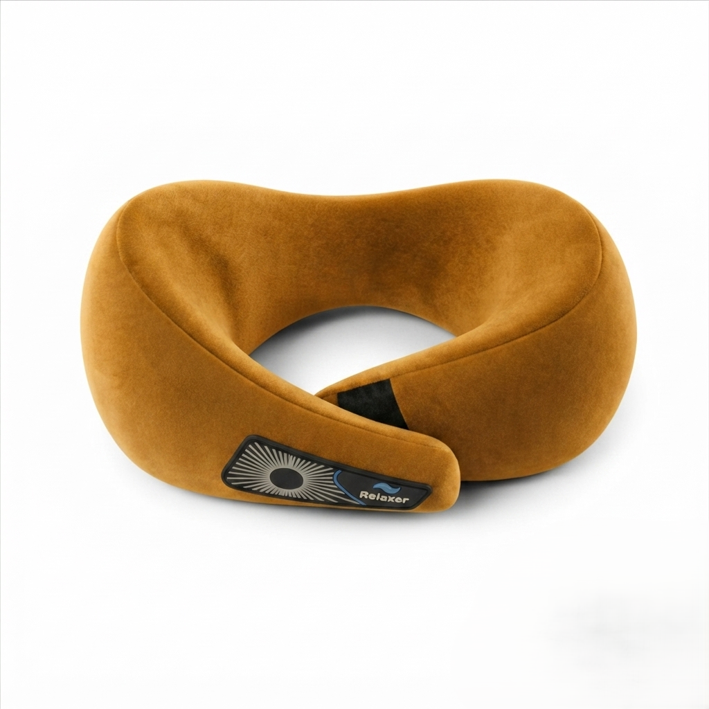 360° Adjustable Travel Neck Pillow with Chin Support