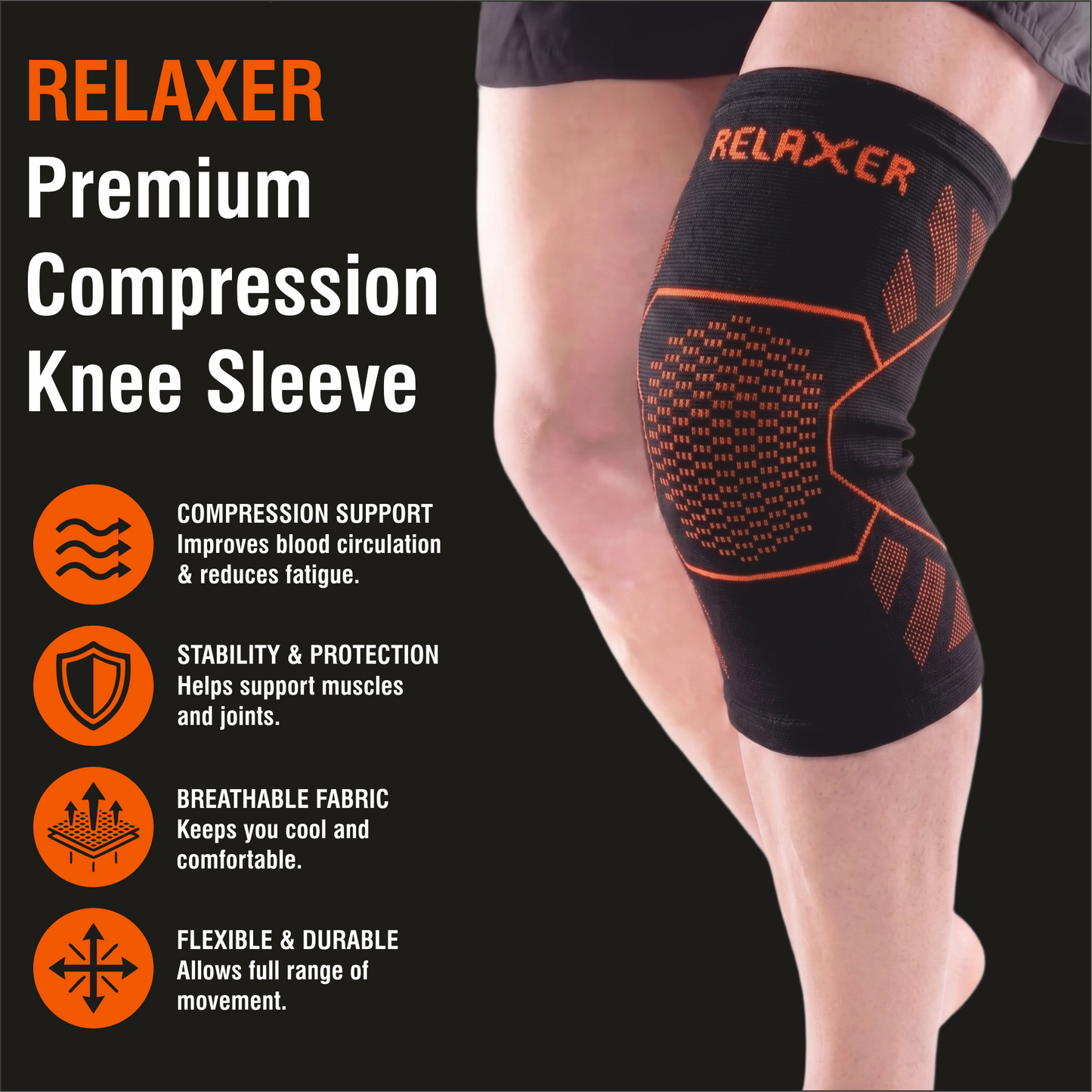 Relaxer Orthopedic Compression Knee Cap