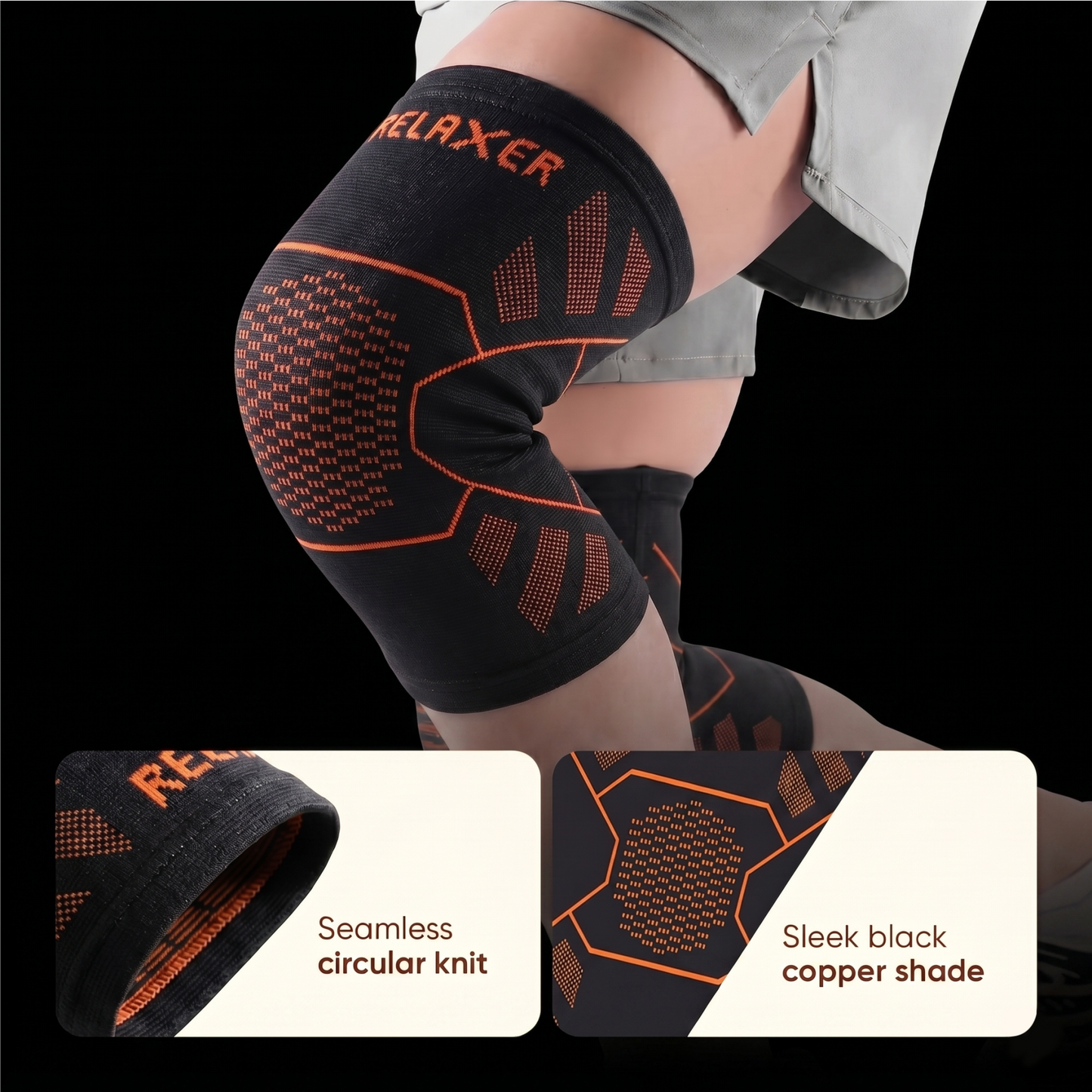 Relaxer Orthopedic Compression Knee Cap