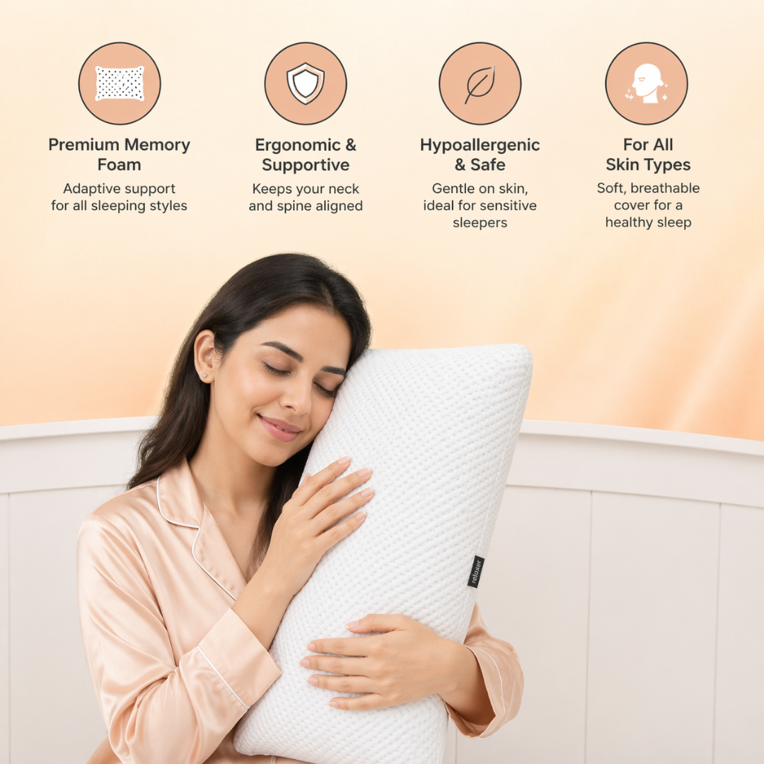 Relaxer Orthopedic Memory Foam Pillow