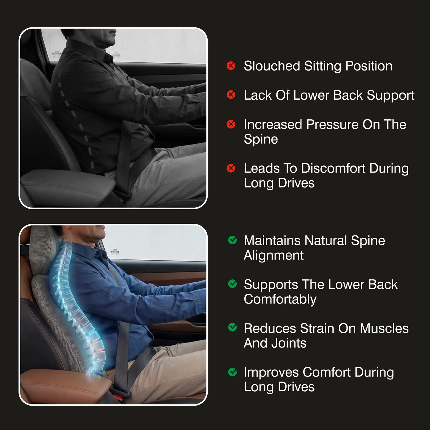 Relaxer Orthopedic Car Seat Combo