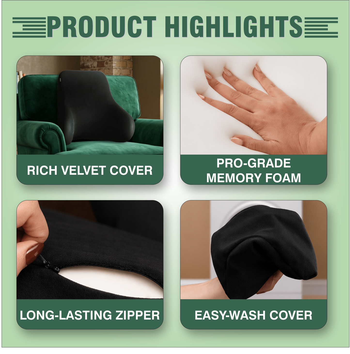 Relaxer Orthopedic Sofa Back Support