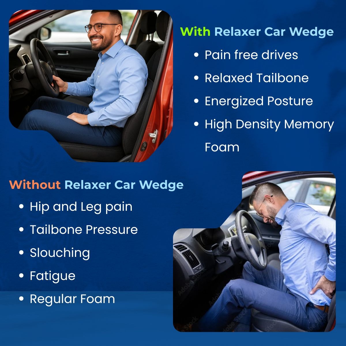 Car Wedge Seat Cushion