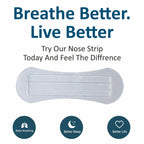 Adult Nasal Strip for Better Breathing, Snoring Reduction & Nasal Airflow Support Relaxer