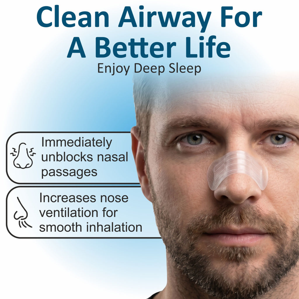 Adult Nasal Strip for Better Breathing, Snoring Reduction & Nasal Airflow Support Relaxer