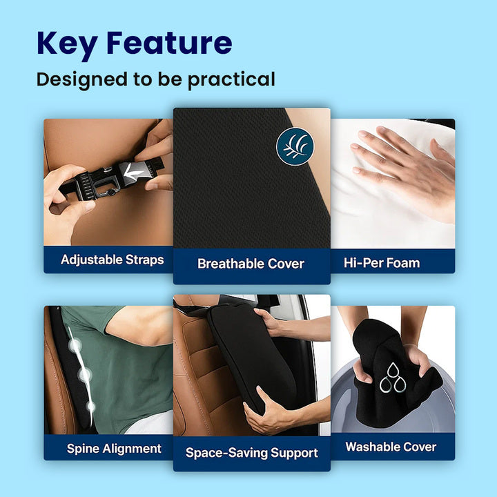 Car Backrest Cushion