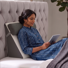 Relaxer Orthopedic Bed Wedge Pillow with Adjustable Bolster