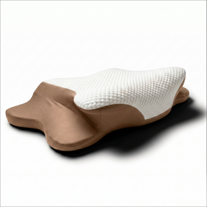 Relaxer Butterfly Cervical Pillow | Memory Foam Neck & Shoulder Support | Relieves Neck Pain, Arm Numbness & Snoring | All Sleepers - Relaxer