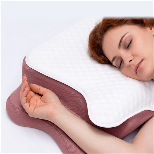 Relaxer Butterfly Cervical Pillow | Memory Foam Neck & Shoulder Support | Relieves Neck Pain, Arm Numbness & Snoring | All Sleepers - Relaxer