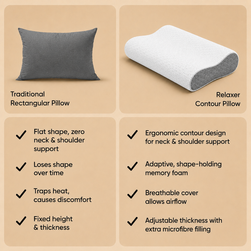 Hygienic, Breathable, and Low MaintenanceEnjoy a fresh, clean sleeping environment with minimal effort. The pillow comes wrapped in a soft, textured outer cover that maximizes airflow to keep you cool. A built-in side zipper allows you to slip the cover off instantly for quick machine washing, ensuring a dust-free and hygienic sleep setup.