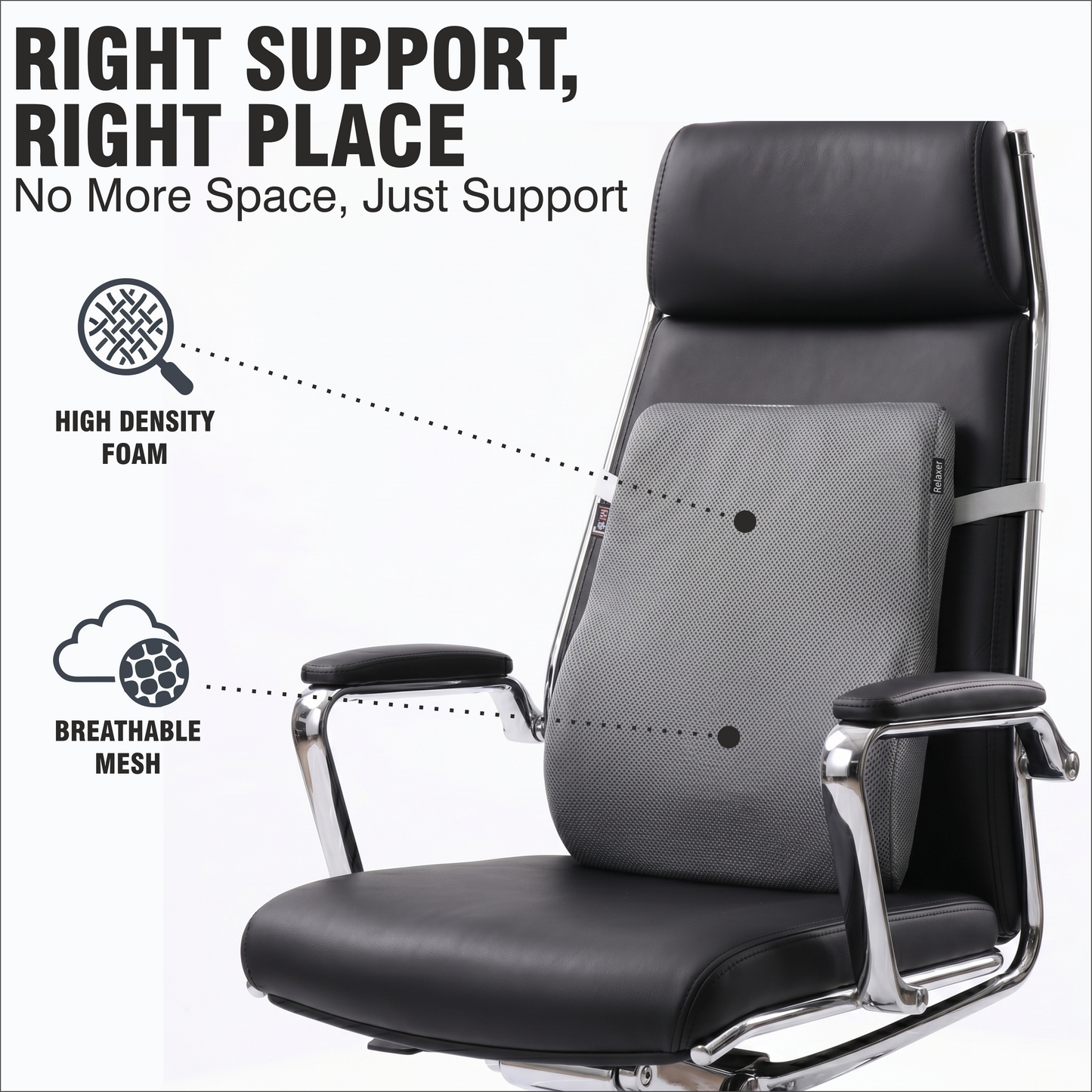 Relaxer Orthopedic Chair Backrest