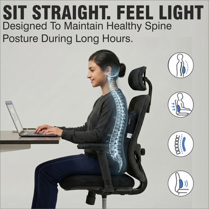 Relaxer Orthopedic Chair Backrest