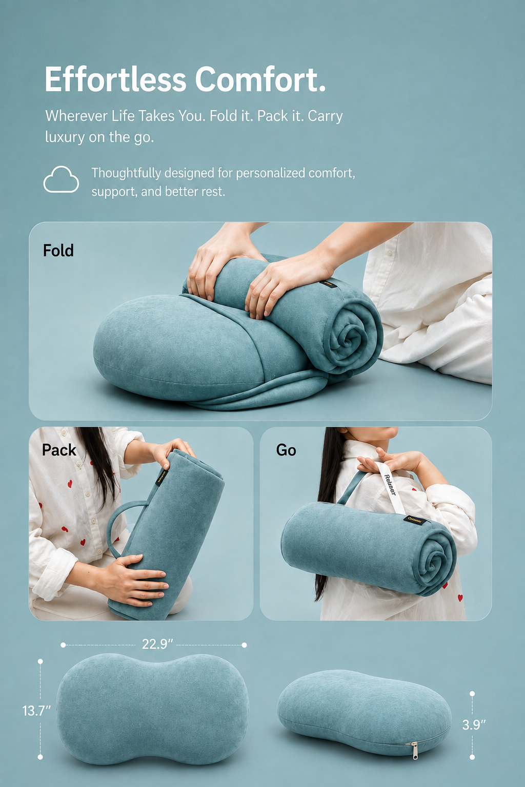 Cuddle Pillow for Hugging, Comfort & Better Sleep Relaxer