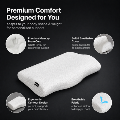 Relaxer Orthopedic Neck Shoulder Plus Pillow