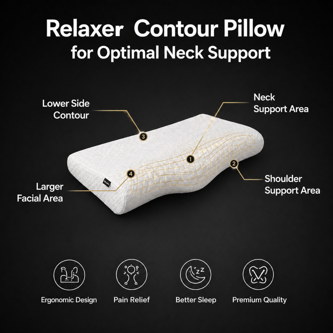 Relaxer Orthopedic Neck Shoulder Plus Pillow
