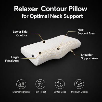 Relaxer Orthopedic Neck Shoulder Plus Pillow