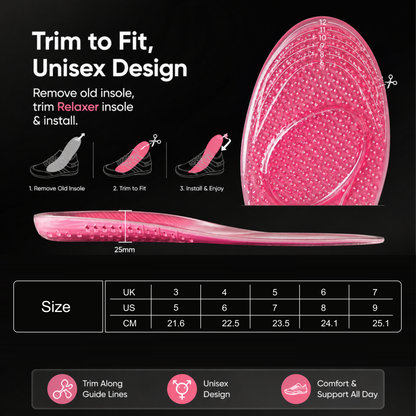 Relaxer Daily Support Gel Insoles