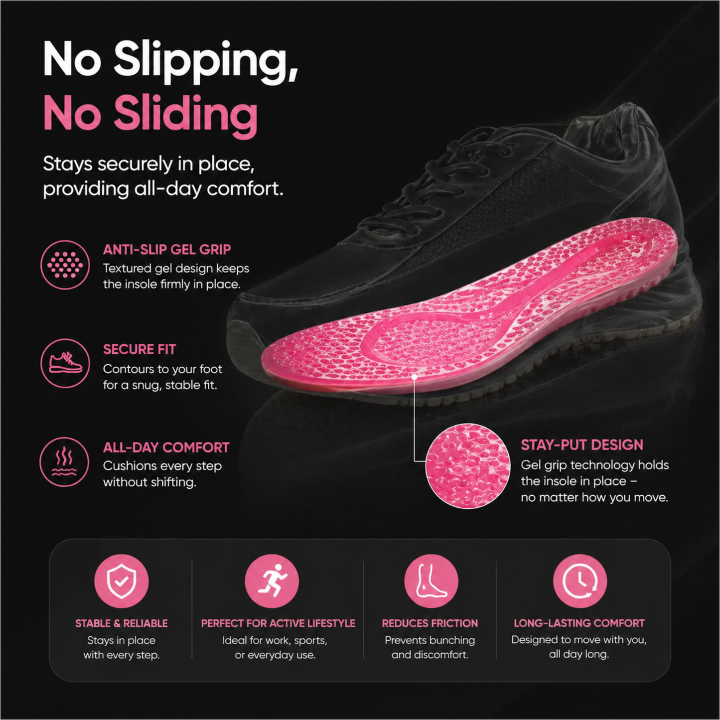 Relaxer Daily Support Gel Insoles