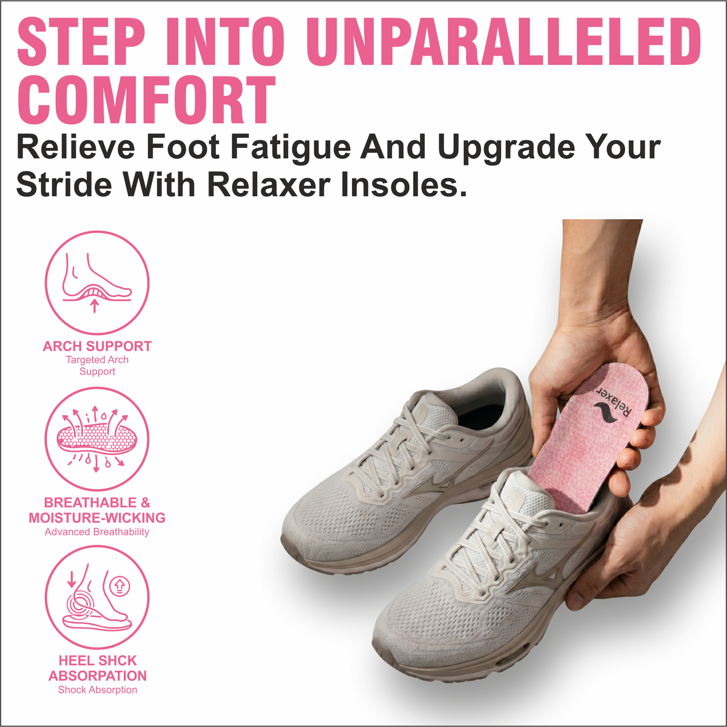 Relaxer Daily Support Gel Insoles