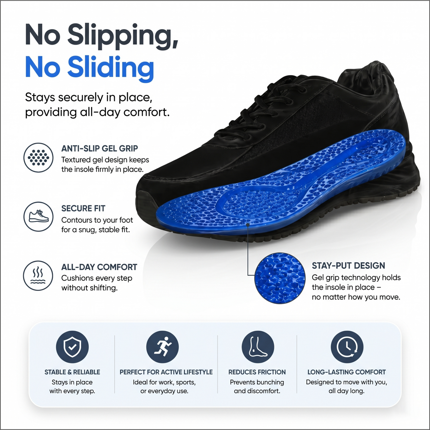 Relaxer Daily Support Gel Insoles