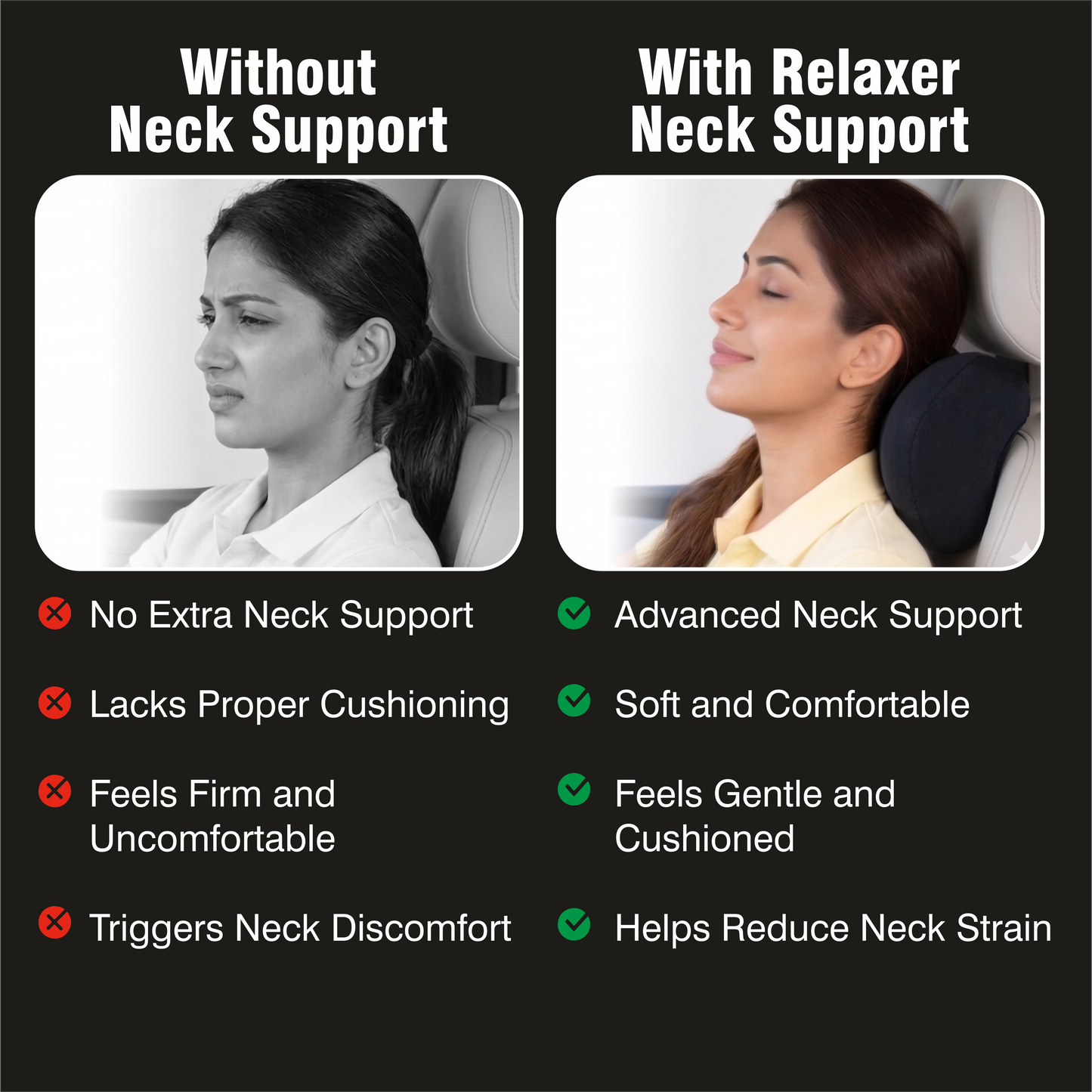 Relaxer Orthopedic Car Comfort Set