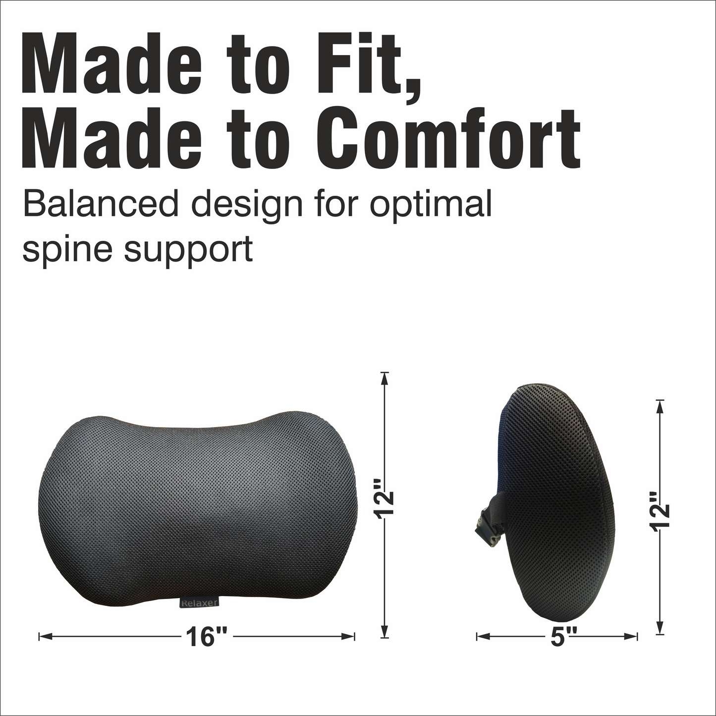 Relaxer Orthopedic Car Comfort Set