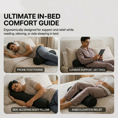 Relaxer Orthopedic Half Moon Pillow